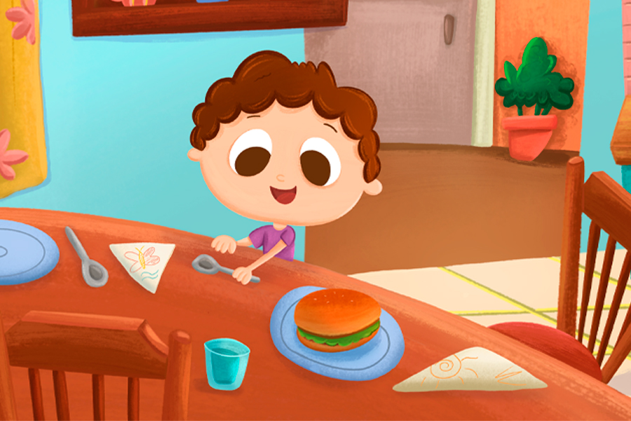 Niños leyendo libros Nano